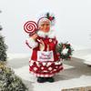 Christmas Dining Table Decorations Exquisite Mrs. Claus Design Christmas Sculptures Christmas Doll Christmas Atmosphere 32x17x9cm