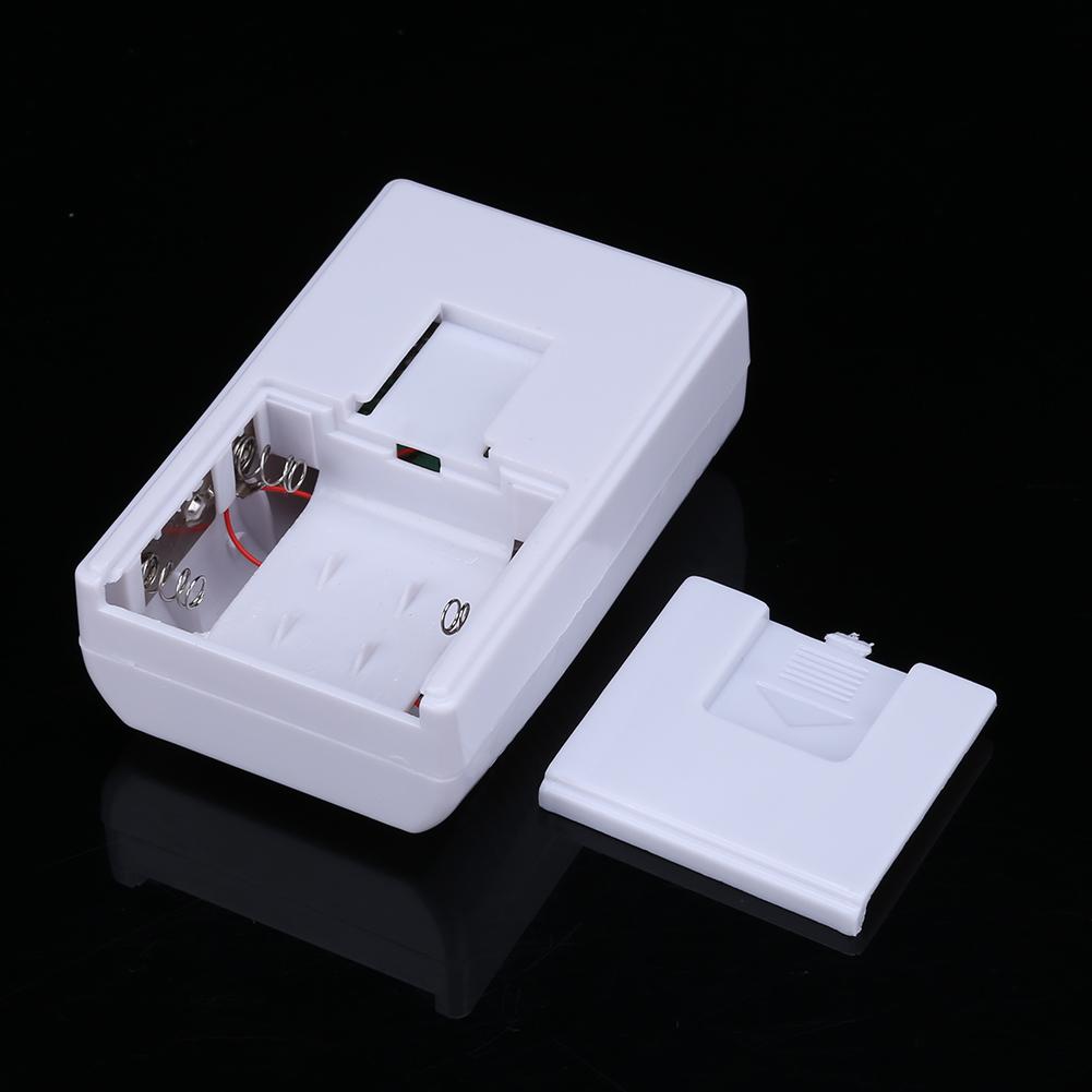 White Welcome Greeting Doorbell Wireless Human Body Sensor Doorbell Alert System  Convenient for Warehouse Shed Garage