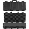 Hard Rifle Case, Lockable Rifle Case with 4 Layers Pre-cut Foams, 914 Mm Gun Storage with Wheels, IP67 Waterproof & Dustproof Pistol Storage Cases for