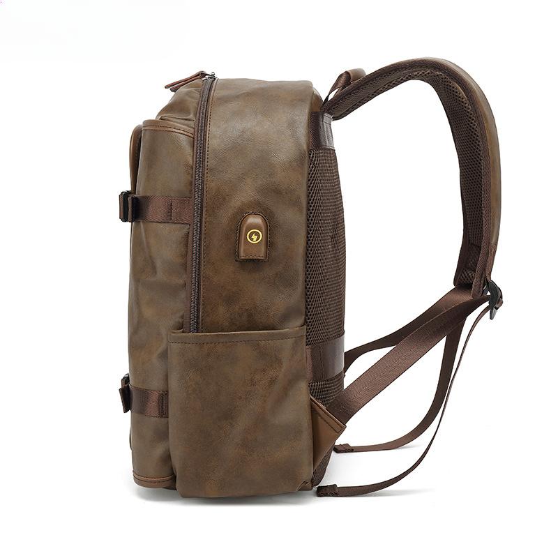 Men's Casual Schoolbag Shoulder Bag Backpack Men's Backpack Fashion Waterproof Popular Travel Backpack