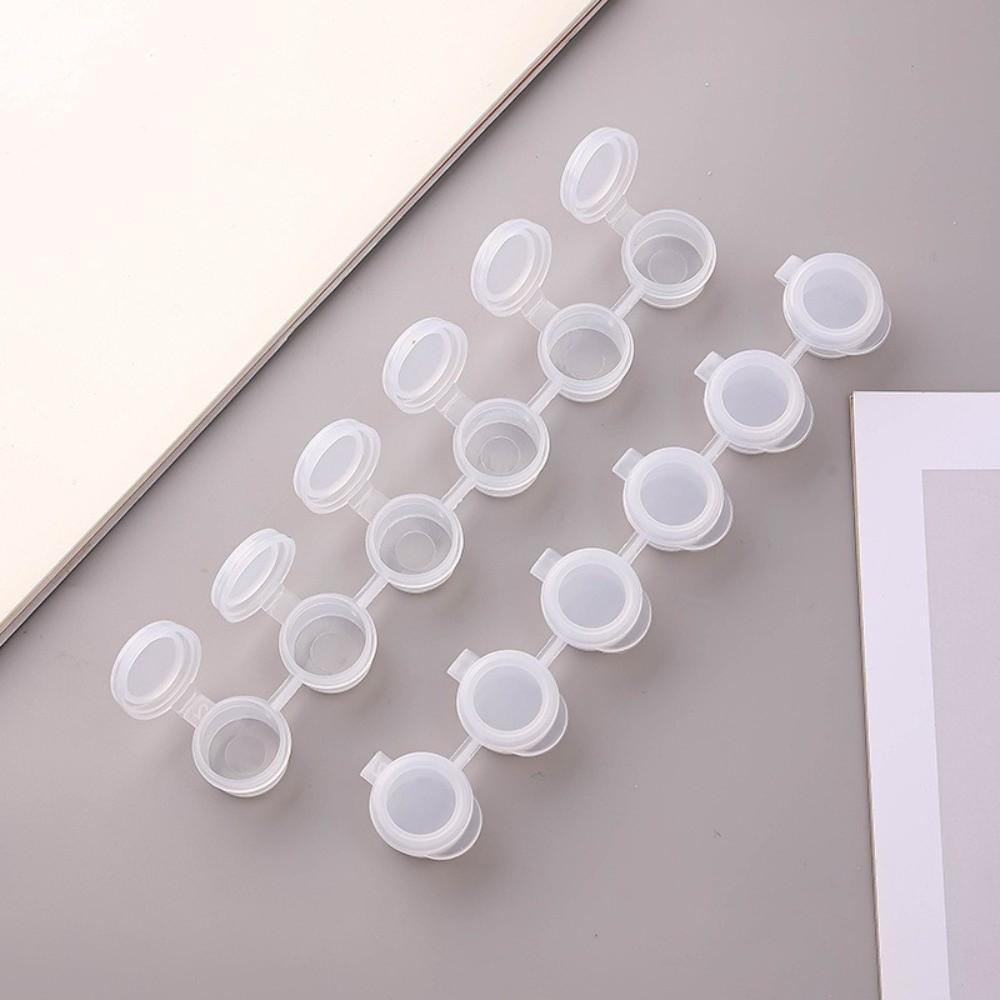 

5Strips 2/3/5ml 2ml/3ml/5ml Empty Joint Pigment Box Mini Paint Container Drawing Supplies 2ml-6 empty box-5pcs