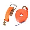 Ratchet Tie Down Cargo Straps 5000kg Heavy Duty Retractable Control with J Hooks 5Tx8m Orange