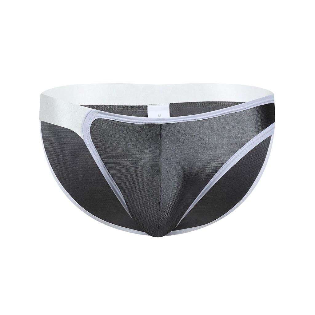 Men's Sexy Lingerie Briefs Men's Sexy Elastic Ice Silk Briefs Men's