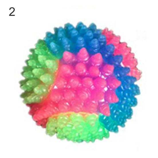 Glowing Ball Elastic Happy Exercise Rubber Flashing Elastic Ball Pet Supply for Home