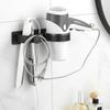 Bathroom Hair Straightener Storage Hair Dryer Holder Holder Hair Mounted Adhesive Tool Blower Organizer Toilet Wall Holder L8P5