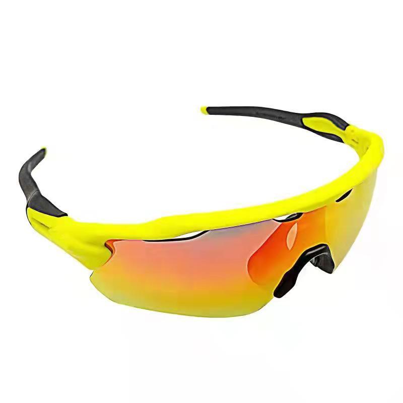 Cycling sunglasses, outdoor sports sunglasses, running sunglasses, bicycle sunglasses, windproof sunglasses, four-piece set