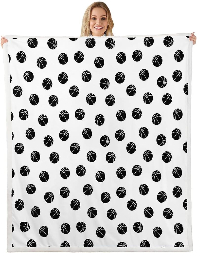 Airplane Pattern Blanket Soft Fleece Throw Kids Room Decor Aviation Theme Baby Gift Home Decoration