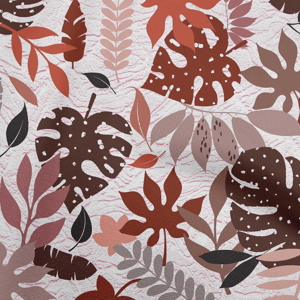 oneOone Cotton Flex Blue Fabric Leaves Sewing Craft Projects Fabric Prints By Yard 40 Inch