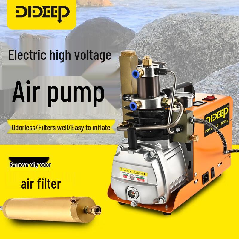 DIDEEP X6000 Portable Scuba Mini Oxygen Tank & Accessories