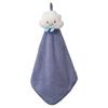 Wipe Towel Comfortable Super Absorbent Coral Fleece 3D Flower Shape Kitchen Bathroom