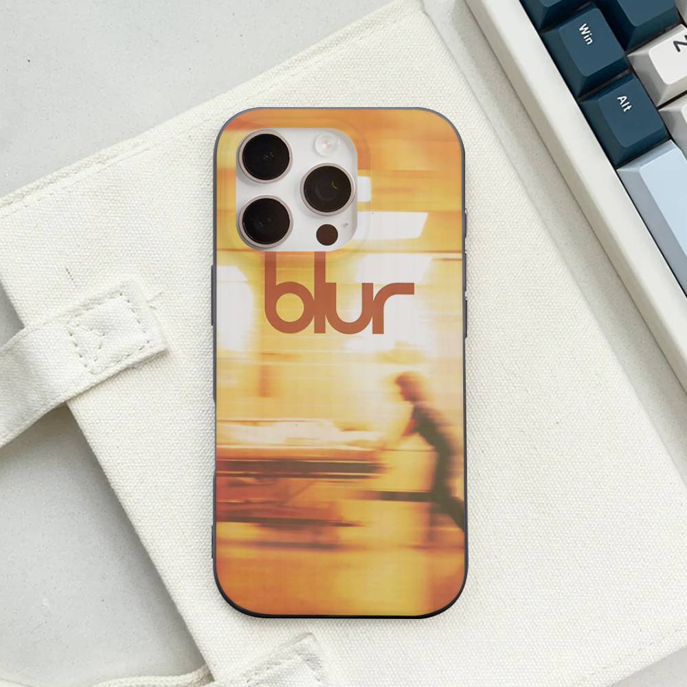 Rock Band B-Blur Corrugated Stripe Phone Case For IPhone 17 16 15 14 13 12 11 Pro Max Plus Pro Shockproof Cover