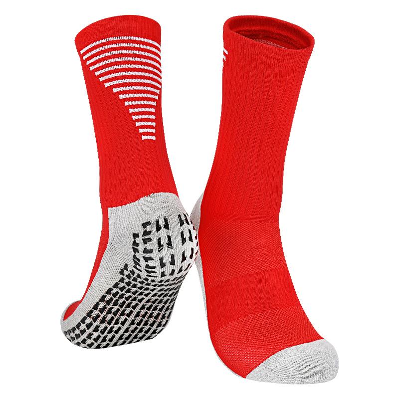 Men'S Dispensing Football Socks Men'S Professional Training Sports Socks Towel Bottom Breathable Medium Tube Socks Non-Slip Socks
