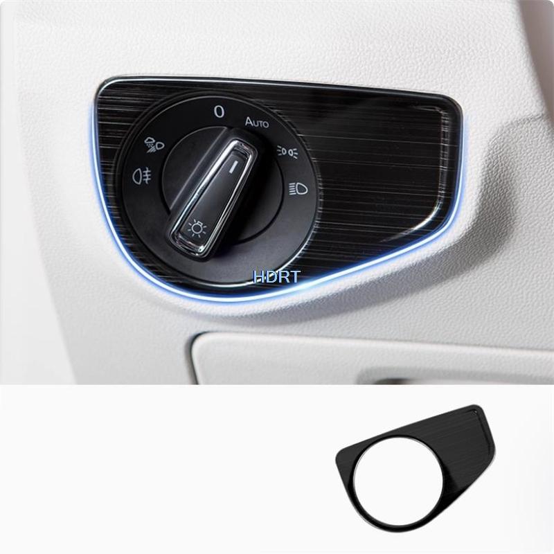 Car Styling Black Interior Gear Shift Frame Window Control Panel Front Rear Air Vent Outlet Cover For Volkswagen Viloran  + 1