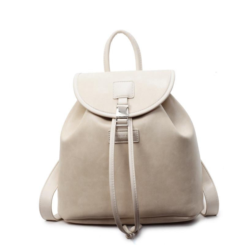 Korea Fashion Academy's style is simple and light-colored, portable small backpack for students, versatile, lightweight, and high-end backpack f