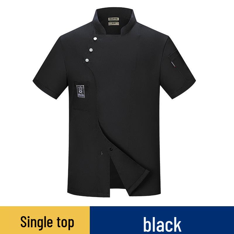 Short Sleeve Chef Uniform for Summer Kitchen Workwear L