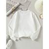 Girls' Crewneck Sweatshirt - Bear And Cub Pattern Print Machine Washable, Spring And Autumn, Sportswear And Casual Wear