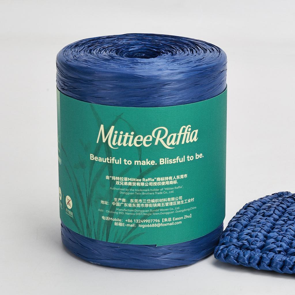 MT001-MT087 Natural Raffia Yarn For Wrapping Knit Wire Natural Color Matte Texture Raffia Paper Ribbons For Hat DIY Decoration
