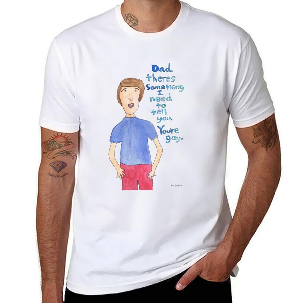 Your Dad Is Gay TShirt Soft AntiShrink Cotton Tee