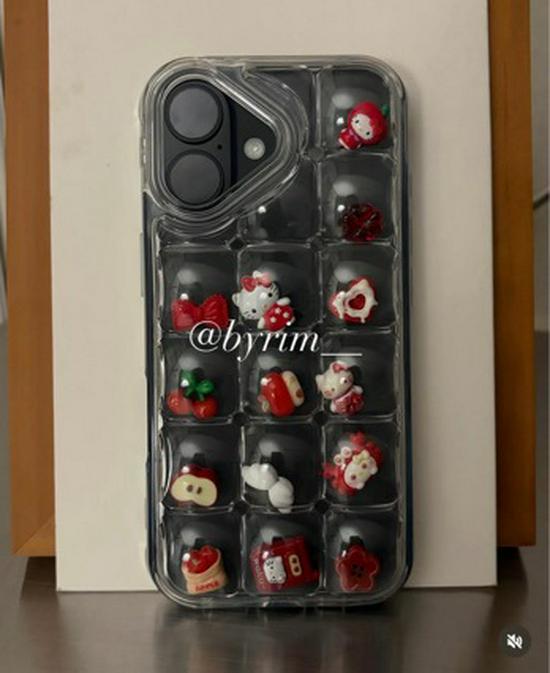 Japanese Style 3D Transparent Ice Cube DIY Phone Case for Apple 17