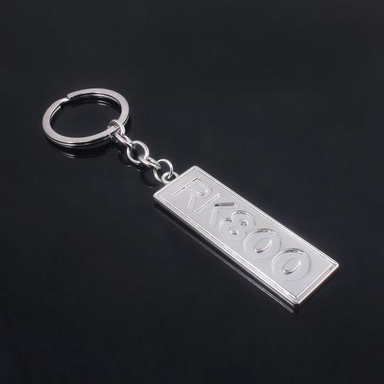Keychain Pendant Zinc Alloy Durable Letter Dog Plate Charm Keyring Doors Backpacks Handbags Pendant Key Accessory
