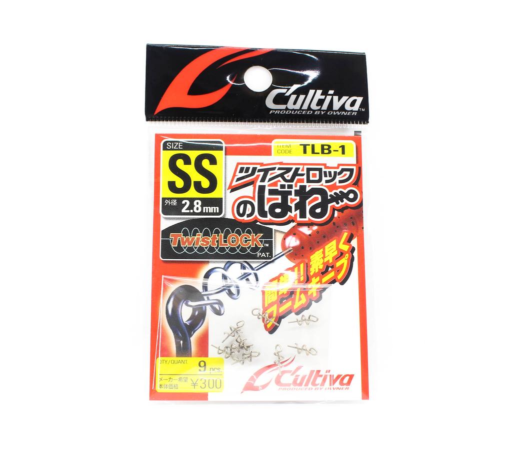 Owner TLB-1 Twist Lock for Soft Plastics Size SS (9642)