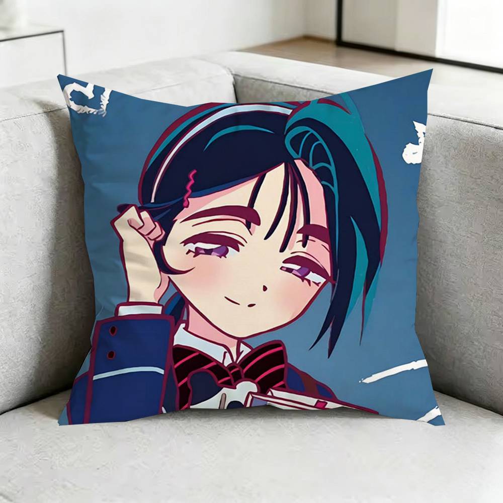 Alien Stage AAnime Square DoubleSided printed Pillow Case Bedroom Bedside Pillow Sofa Cushion Cover Gift