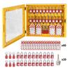 Security Lockout Tagout Station Portable Metal Lockout Storage Box for Lockout Safety Equipment Industrial Use