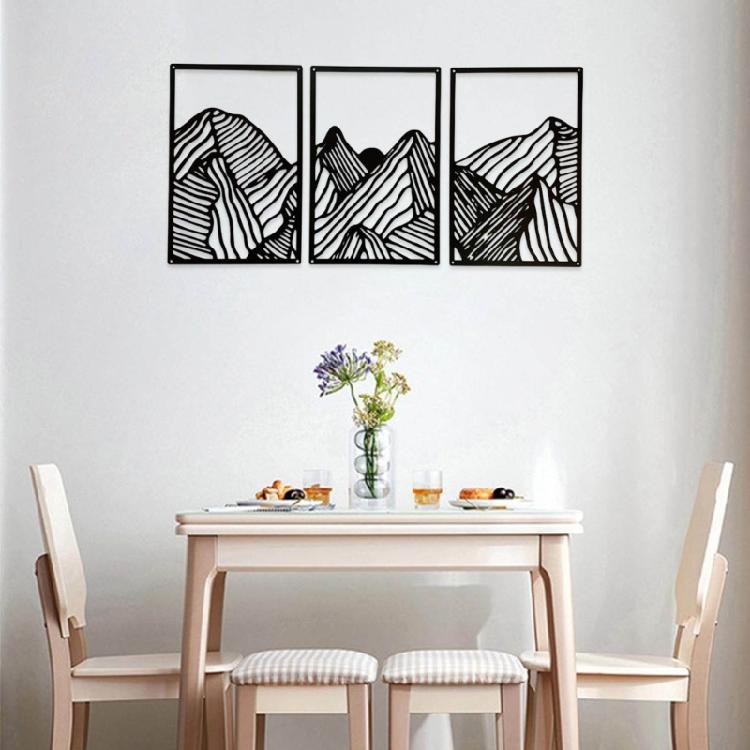 Metal Wall Hangings Pendants Create Stylishs Atmospheres for Bedroom Decors