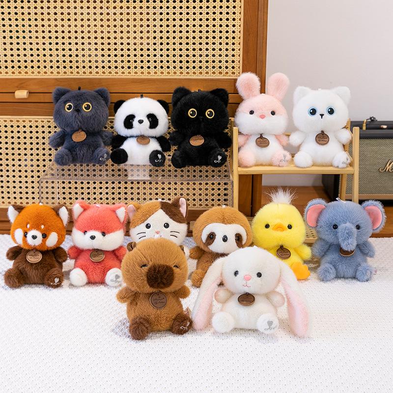 Boutique Xiangdun Series Plush Doll Cartoon Animal Panda Table Companion Ornament Small Doll Plush Toy