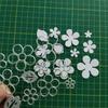 Flower Die Cuts Petal Cutting Dies Template Scrapbooking Embossing Stencil for Kid Birthday Card Making DIY Paper Craft