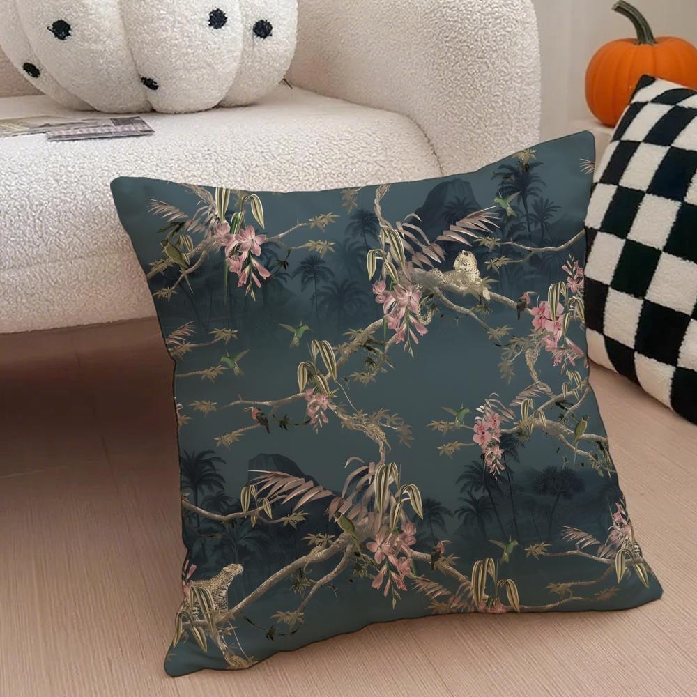 Модная Уютная Роскошная TTed Цветочная Наволочка для Подушки Пекаря Льняная Наволочка Мягкая Дышащая Защитная Декор для Дивана и Комнаты 30x30cm