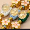 Fringed Sewing Closure Buttons Bead Frog Fastener Buckles for Tang Suit Dance Dress Chinese Cheongsam Garment Decoration