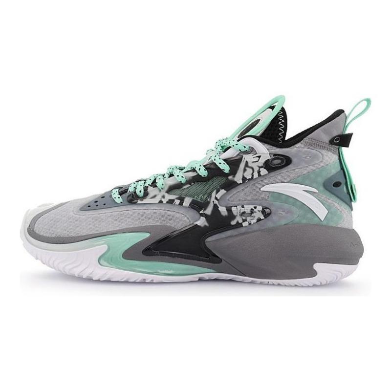 Anta Frenzy 3 Men s High-top Basketball Shoes Black Grey 112131601-5 39