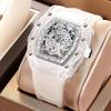 Richard Series Men's Fully Automatic Watch with Transparent Case, Simple Trendy Fashion, Luminous Features, Suitable for Students and Couples.