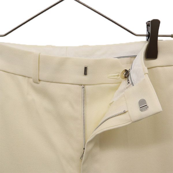 BLAMINK Made in Japan wool Slacks pants 34 white United arrows Women Used