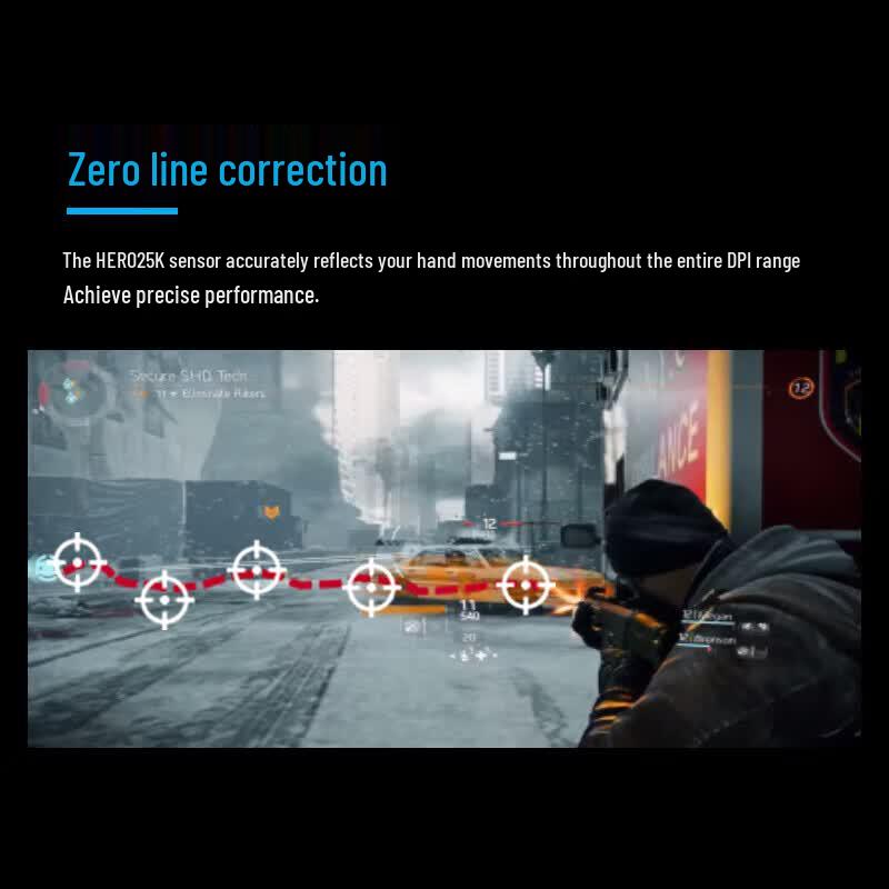 Logitech G502 HERO Bekabelde Gamingmuis