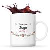 Mug - Judge At the Top - Ceramic - Printed Front/Back - Dishwasher Resistant - 325 Ml