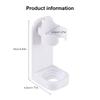 Wall Mounted Electric Toothbrush Stand Toothbrush Organizer Space Saving Holder for Daily Orals Care Accessories