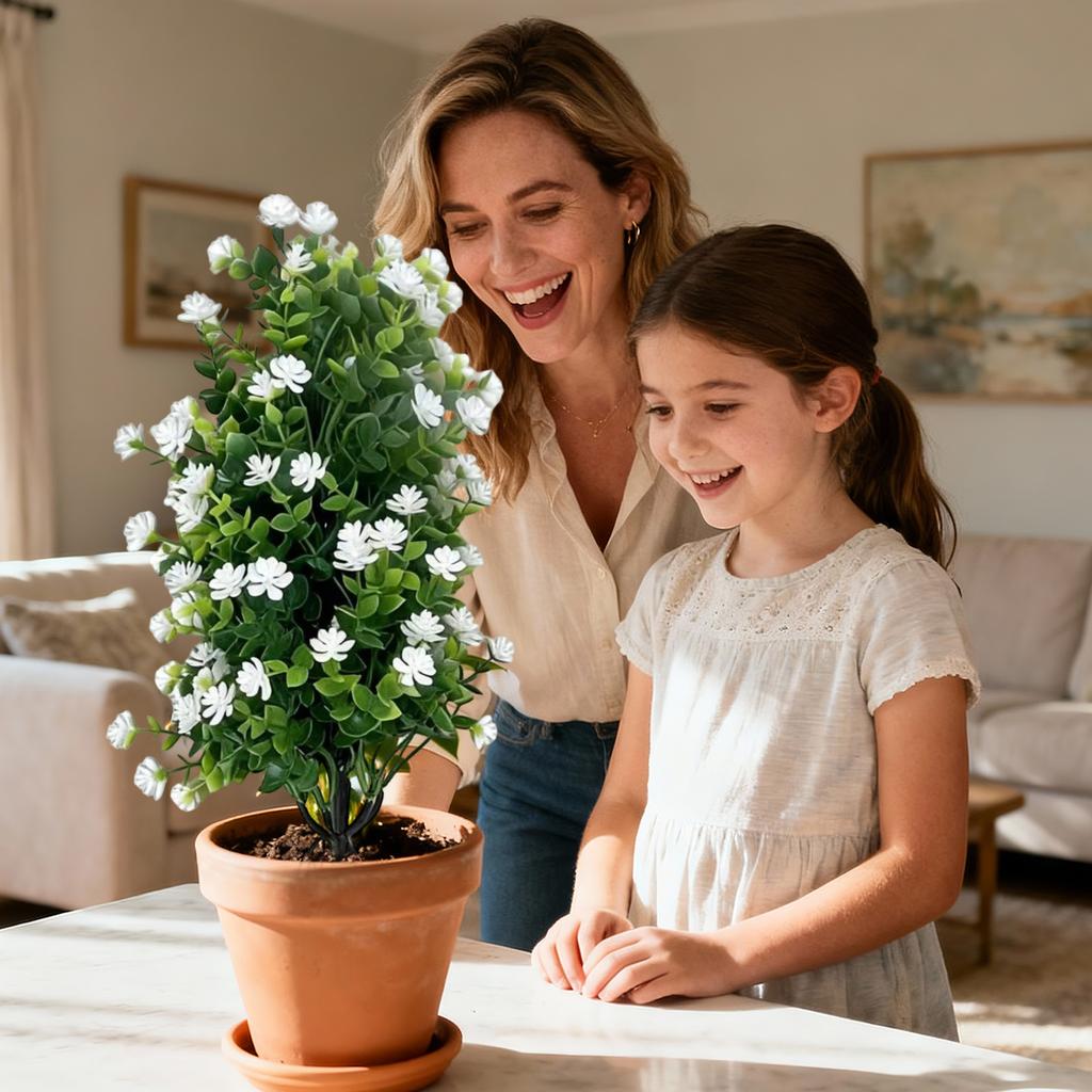 1pc 45cm Camellia Decoration  Tree Home DIY Handmade Atmosphere Scene Decoration Floor Insert