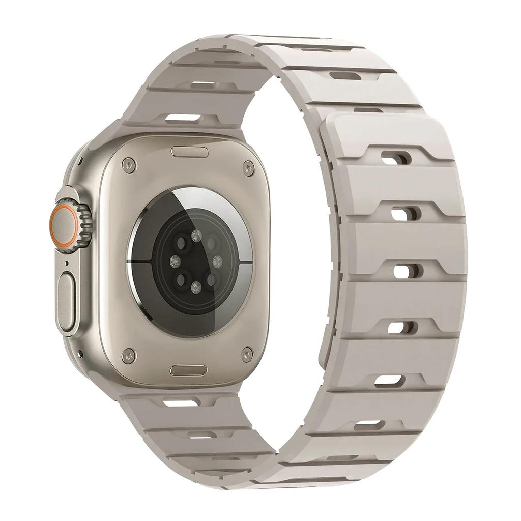Magneitc Strap For Apple Watch Ultra 3 2 Band 49mm 45mm 41mm 40mm 44mm Silicone Band 38mm 42mm iWatch Series11 10 9 8 SE 7 6 5
