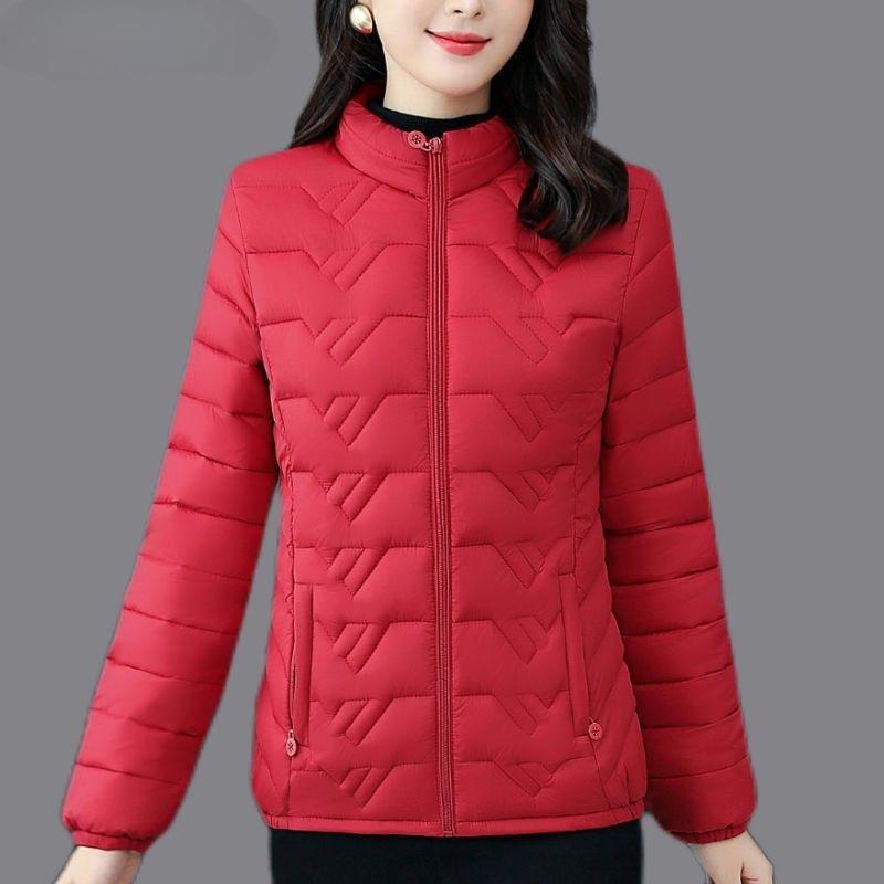 Winter Warmer Baumwollmantel für Damen Mode Übergröße Lässig Oberbekleidung Jacke für Mütter mittleren Alters