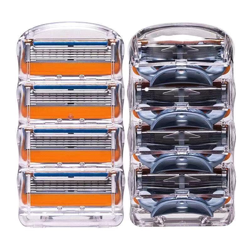 Gillette Lâmina Manual de 5 Camadas com Cabo Laranja