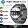 Smart Watch NFC GPS Track Bluetooth Call Voice Assistant Watch Compass Heart Rate Waterproof Sports Watches for Men