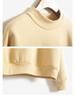 Nine-Color Korean Style Women's Winter Stand Collar Thick Pullover Sweatshirt