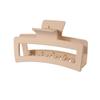 8.5CM x 10.5CM Rectangular Matte PS Hair Clip - Simple Shark Hair Accessory