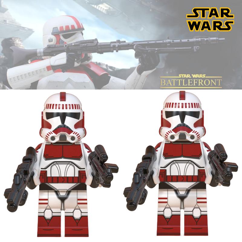Shock Star Wars Trooper Mini Figures Assembly Building Blocks Diy Kids Gift Toy