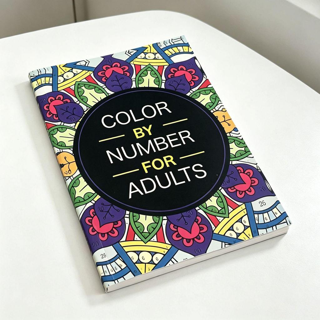 Adult Color By Number: Stress Relief & Creative Digital Coloring Book