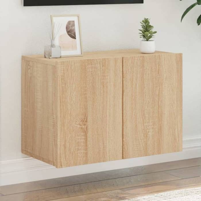 VidaXL Wall-mounted TV Cabinet Sonoma Oak 60x30x41 Cm 836942