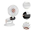 Desk Fan Powerful Digital Display Air Circulators Fan Desktop Cooling Fan Handheld Fan Quiet for Office Bedroom Home Outdoor Car