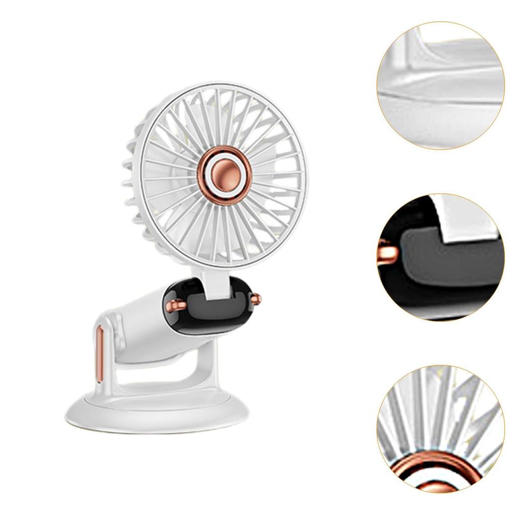 Desk Fan Powerful Digital Display Air Circulators Fan Desktop Cooling Fan Handheld Fan Quiet for Office Bedroom Home Outdoor Car